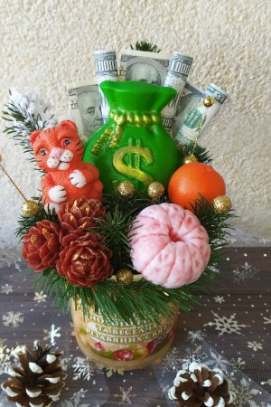Робота Новорічна композиція з мила (1)