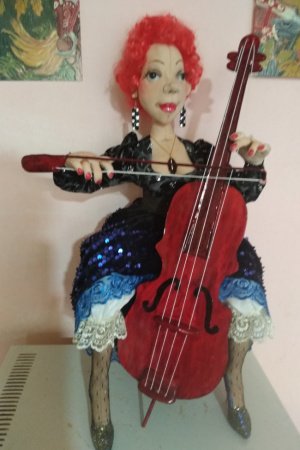 Работа Текстильная кукла