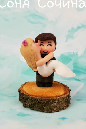 Работа Декор фигурки жених и невеста свадебный торт свадьба