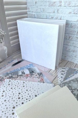 Работа МК по скрапбукингу , набор для создания альбома 