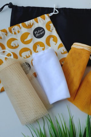 Работа Набор эко мешочков "Мишки", эко пакеты для покупок