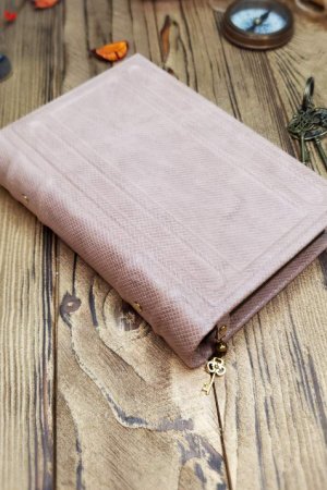 Робота Бежевий шкіряний блокнот