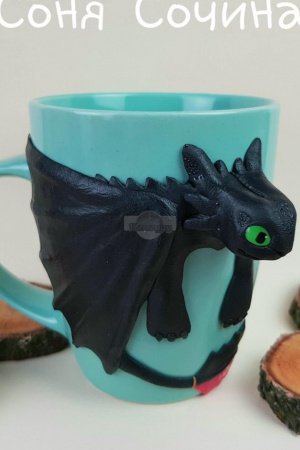 Робота Чашка з декором БЕЗЗУБИК подарунковий кухоль хлопчику дівчинці