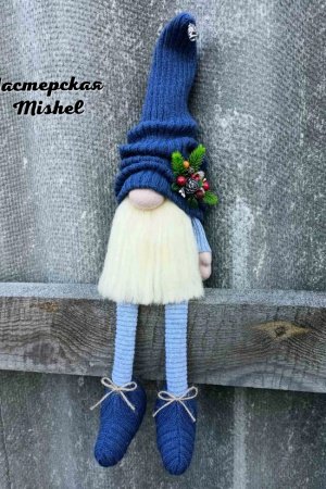 Робота Новорічний гном із декором