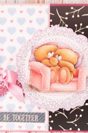 Робота 3D листівка з серії життя ведмедиків