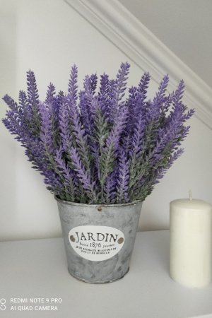 Работа Кашпо с лавандой "Прованс"