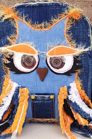 Робота Джинсова сумка "Апельсинова сова"