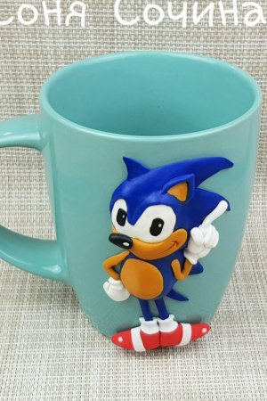 Робота Іграшка кухоль СОНІК подарунок на день народження чашка