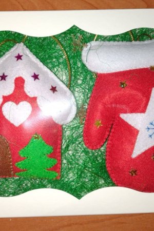 Работа Новогодний домик