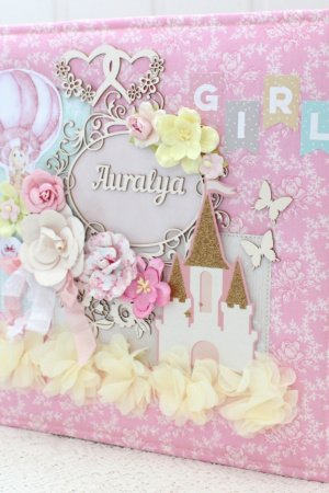 Робота Великий альбом 30х30 для новонародженої дівчинки