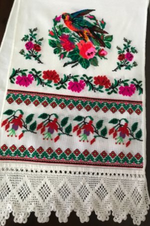 Работа Полотенце праздничное