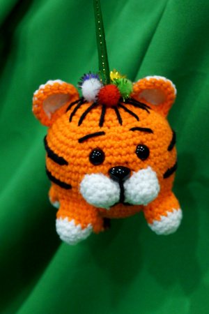 Работа Тигр, игрушка, прикарс, сувенир, подарок
