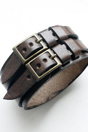 Работа кожаный браслет стимпанк готический стиль  57