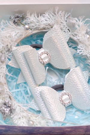 Робота Набір новорічний біло-сріблястий прикрас