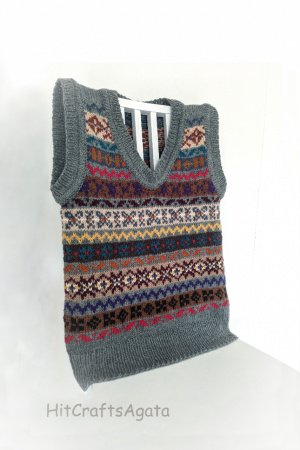 Работа Жаккард без рукавов унисекс