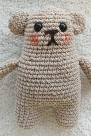 Робота Іграшка в'язаний ведмедик / М'яка іграшка / Корейський стиль / Тедді