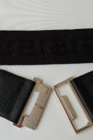 Работа Пояс черный из эластичной резины