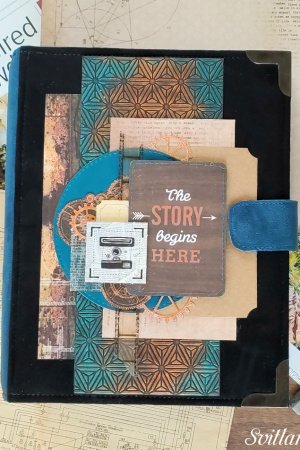 Работа Мужской фотоальбом "The story begins here"