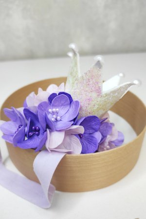 Работа Повязка корона на годик