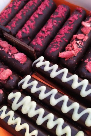 Работа Шоколадные мини батончики. Лакомство без сахара.