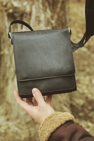 Робота Сумка-планшет із натуральної шкіри ручної роботи