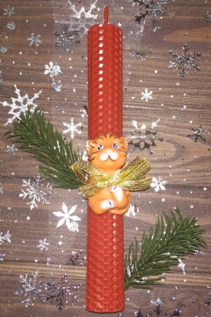 Робота Подарунковий набір свічка з тигреням (01).