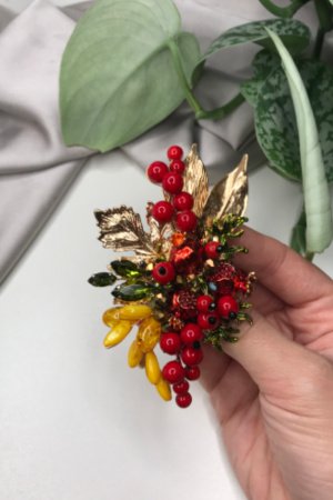 Робота Брошка ягідки