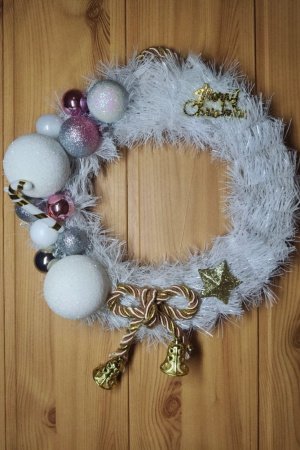 Работа Новогодний венчик