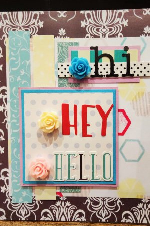 Работа Открытка "Hi, hey, hello" 