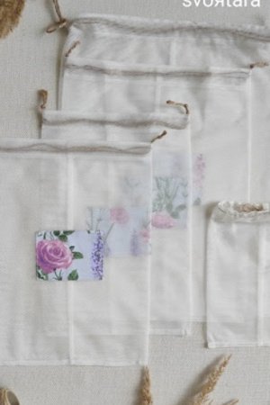 Робота Набір торбинок для продуктів Fiori 5шт