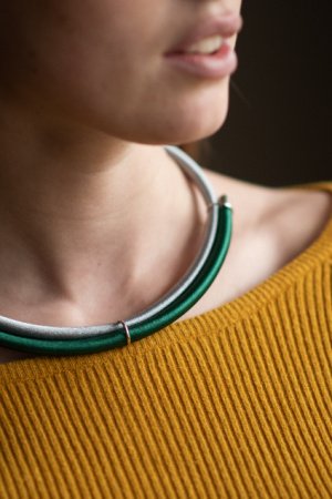 Работа Колье-минимализм "Грин"