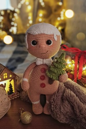 Робота Пряничний чоловічок, подарунок на Новий рік та Різдво