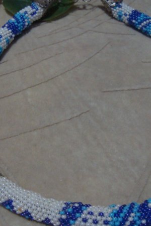 Робота Бісерний джгут "Зимовий"