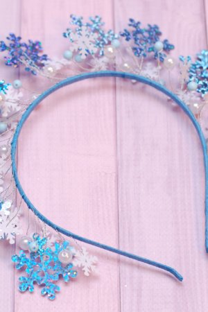 Робота Обруч обідок сніжинки блакитно-синій