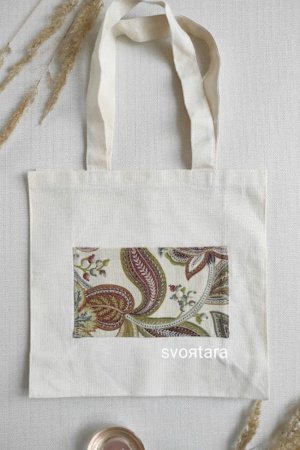 Работа Шопер Flower 30*32*10см хлопок