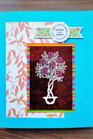 Работа Открытка "Let's grow up with love"