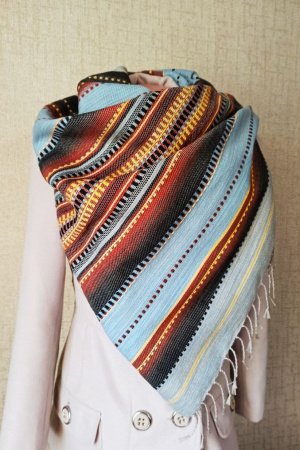 Робота Жіночий тканий широкий шарф