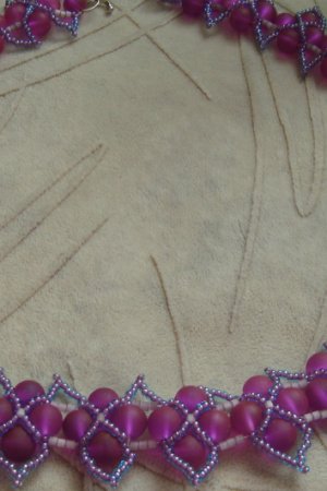 Работа Фиолетовое колье