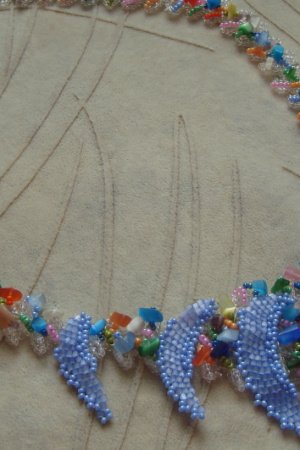 Работа Колье "Мозаика"