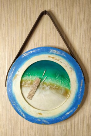 Работа Интерьерная картина Море эпоксидной смолой