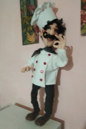 Работа Текстильная кукла ПОВАР