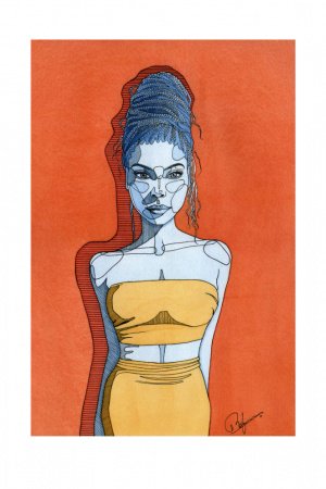 Работа Интерьерная картина Афродита, принт на подарок,