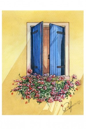 Робота Інтер'єрна картина для дому – 42х59 см, міський пейзаж