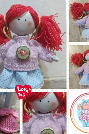 Робота Tilda_Red - Лялька ручної роботи