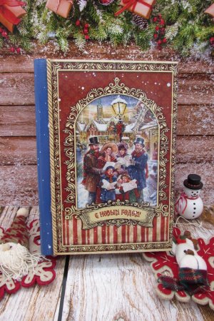 Работа Шкатулка-книга Рождественский сочельник