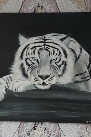 Робота Картина білий тигр