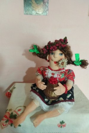 Работа Текстильная кукла -подарок сувенир