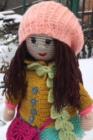 Работа вязаная кукла Джулия