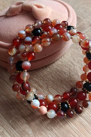 Робота Браслет з агату смугастого