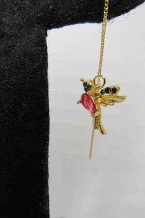 Работа Серьги "Колибри"